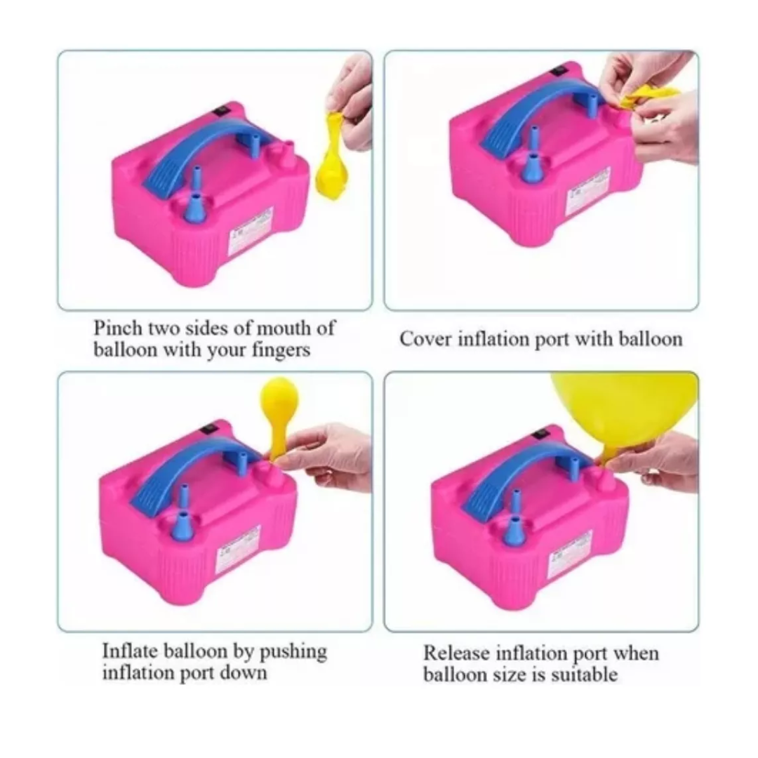 Miniatura 1 de Inflador Eléctrico De Globos 600watts